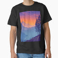 Discover the Elegance and Charm of Our Collection of Minimalist Matte Painting of Beautiful Mountain Landscape in the Bavarian Alps Prints by supeart