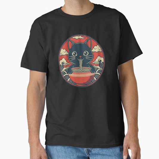 Ramen Cat – Vintage Japanese by yaginoie