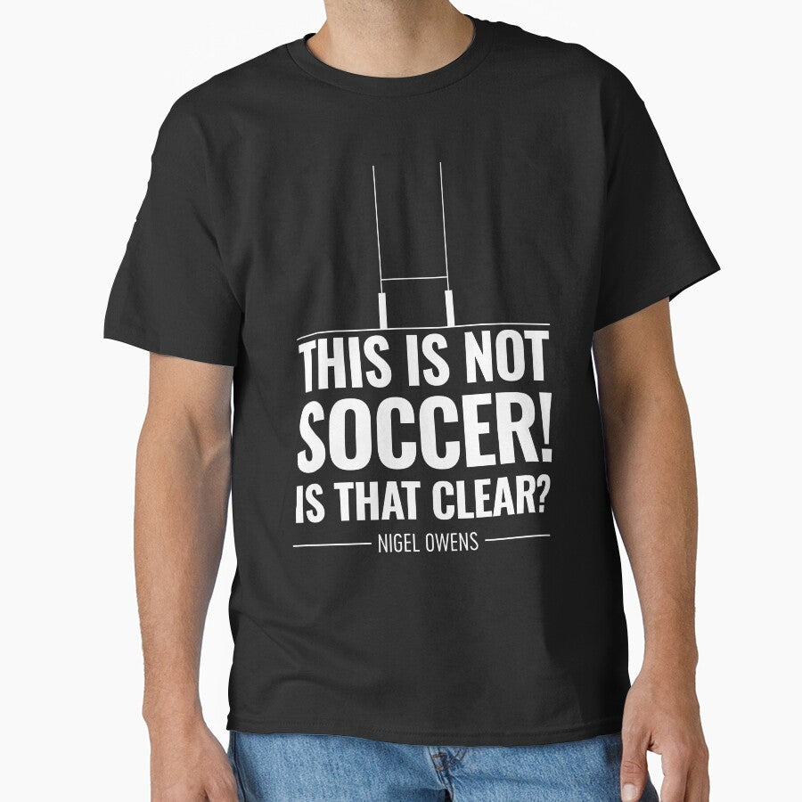 Funny Rugby Referee quote this is not soccer by Bubsart78