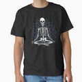 Namaste Skeleton by byebyesally