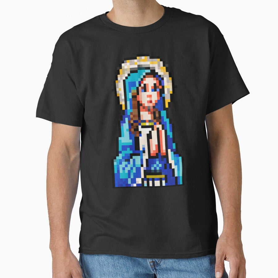 Blessed Virgin Mary - Pixel Art Classic by KarnBoard
