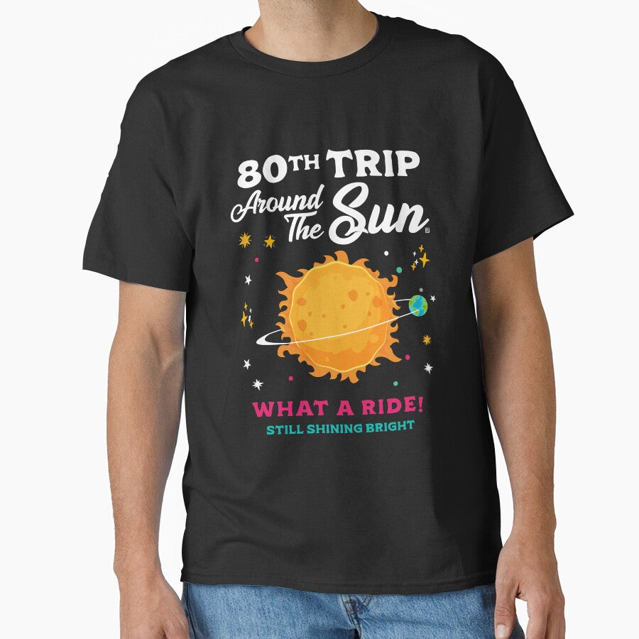 80th Trip Around the Sun 80th Birthday Celebration by Uppercase Tees