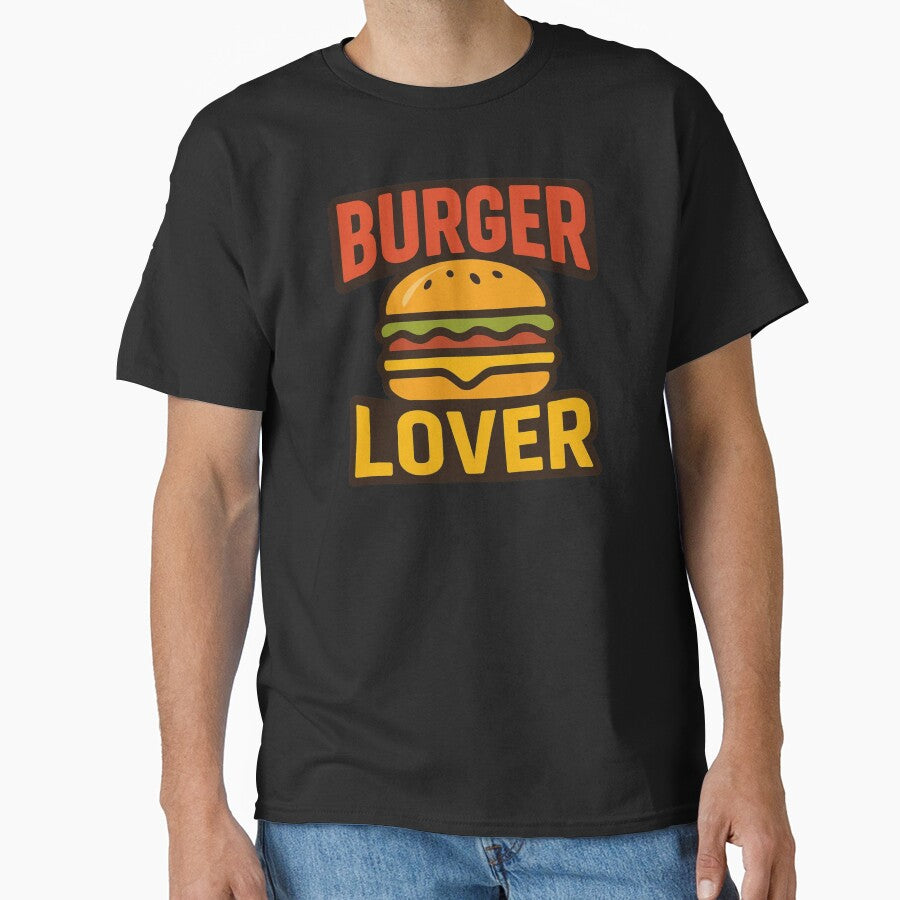 Retro Burger Lover Badge - Classic Cheeseburger Illustration by RDproject