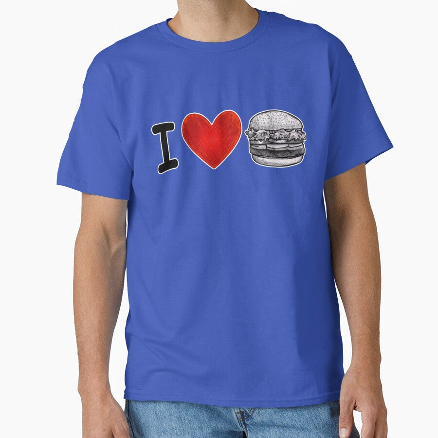 I LOVE BURGERS Black by Travis Scotti