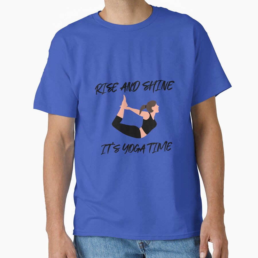 Funny It's Yoga Time Design by RiseandShineTee
