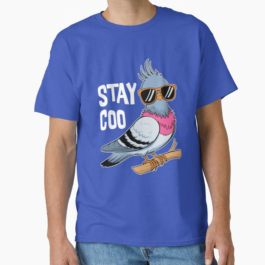 Stay Coo! Cute Pigeon Pun by PMCreative