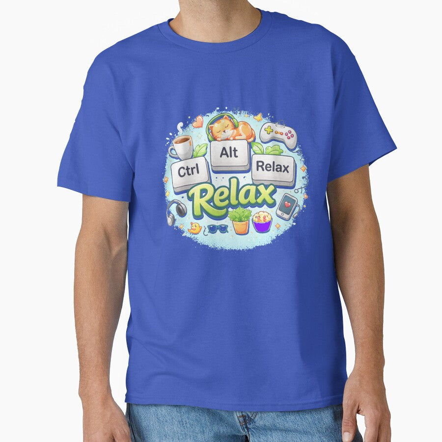 Geek – Ctrl Alt Relax – Computer Humor by Thethe-Shop