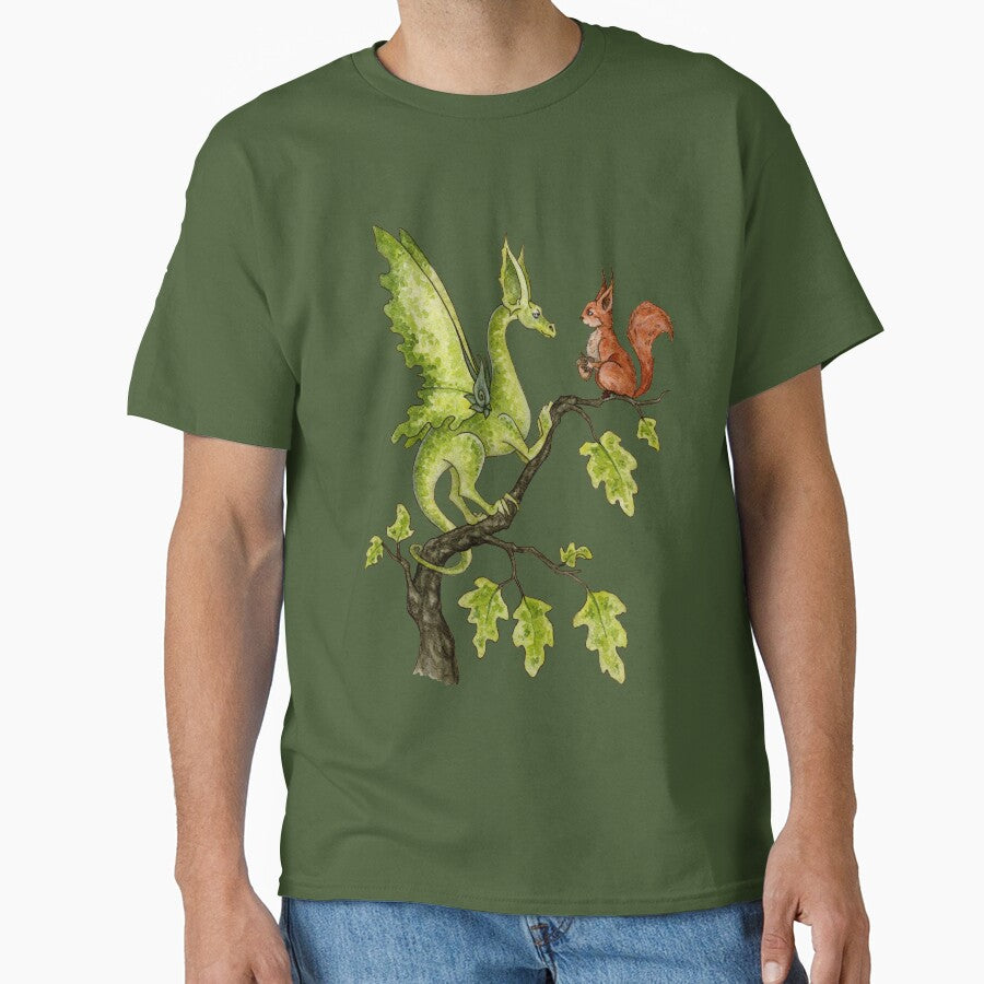 Oak Tree Encounter by AmyBrownArt