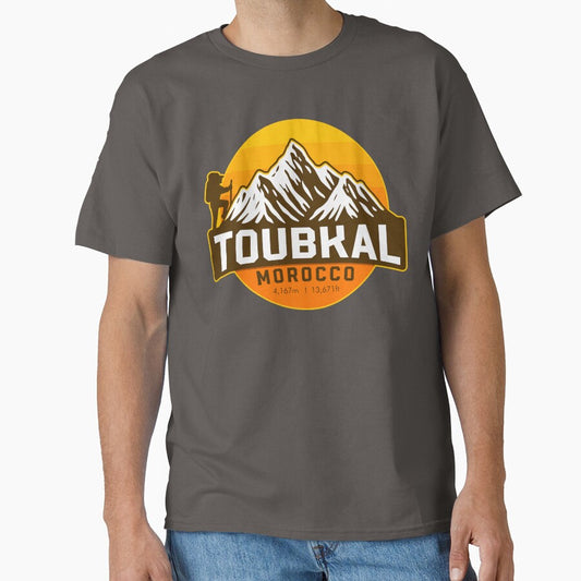 Toubkal, Morocco Sports T-Shirt by MNdesign2607