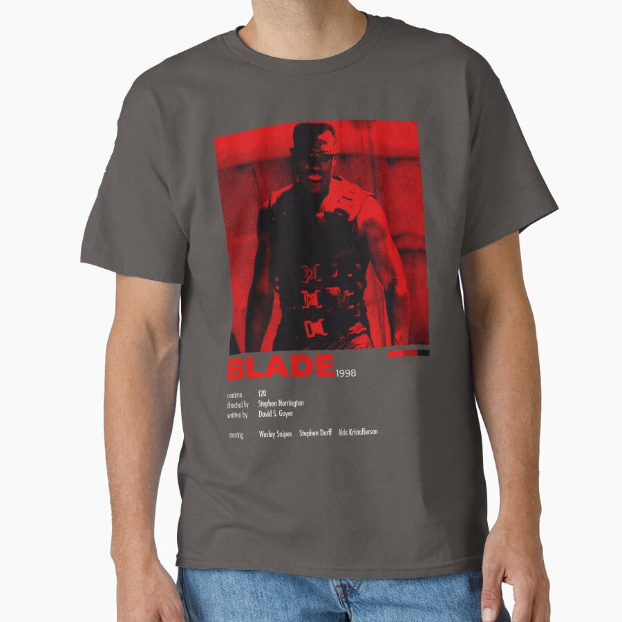 Blade 1998 Inspired Fan Art Poster | Minimalist Retro Movie Print by damnoklou