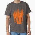 TRIO. PUDDLE ART GRAPHIC. ORANGE. by 5hertz