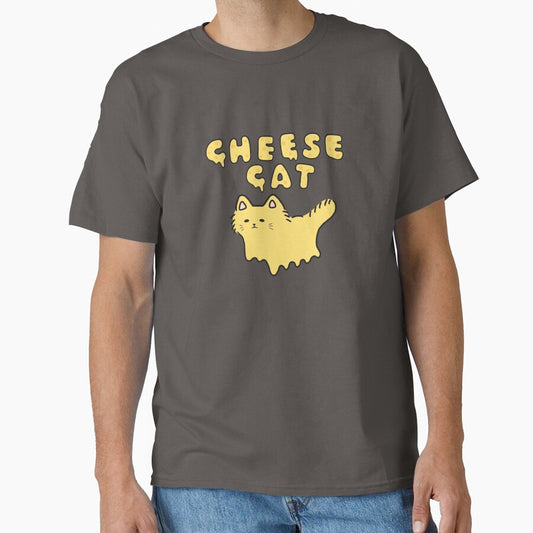Cheese Cat Neko Kawaii Melting Cat Meme Funny Food Logo Art by Marinaaa010