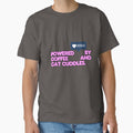 Powered By Coffee And Cat Cuddles | Funny Cat Lover Design by CuteVibesStudio