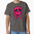 Old School Punk Rock Skull (pink) by muskitt