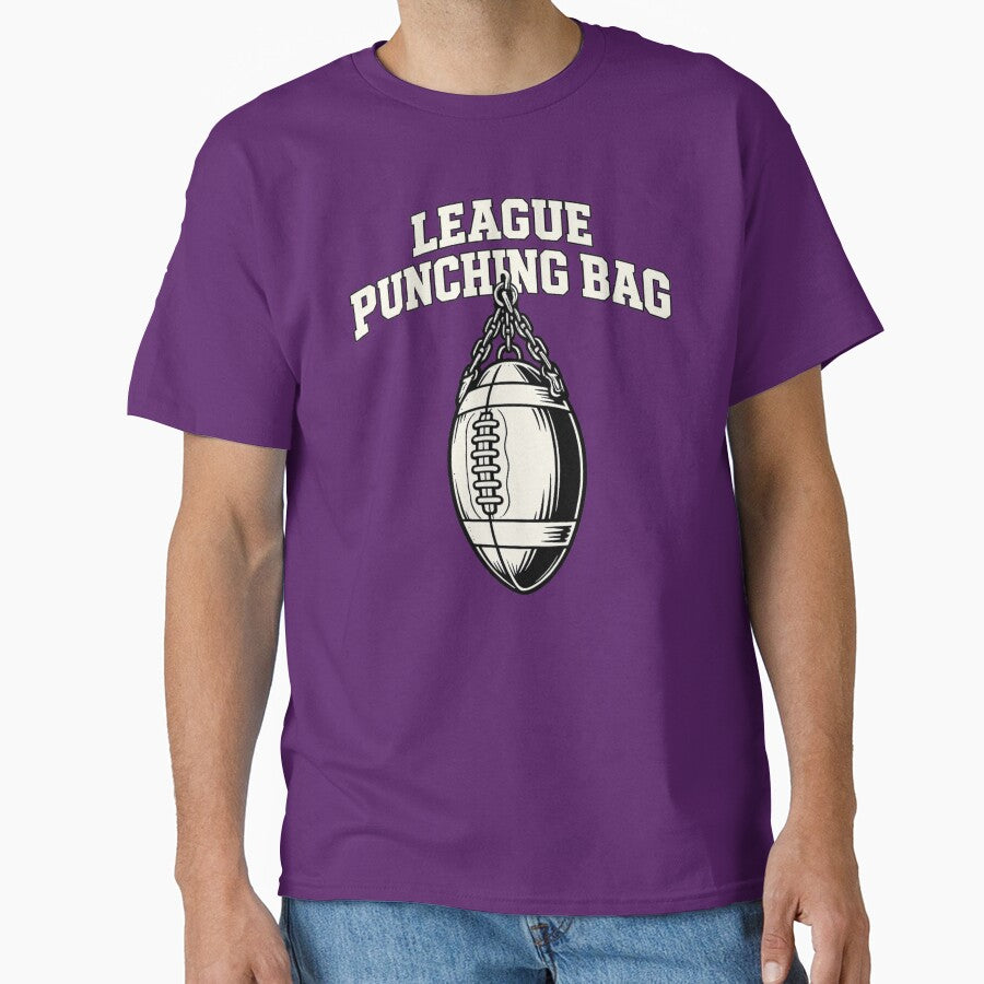 League Punching Bag Fantasy Football Shirt Funny League Loser Joke Fantasy Football Humor Tee by Grayson809