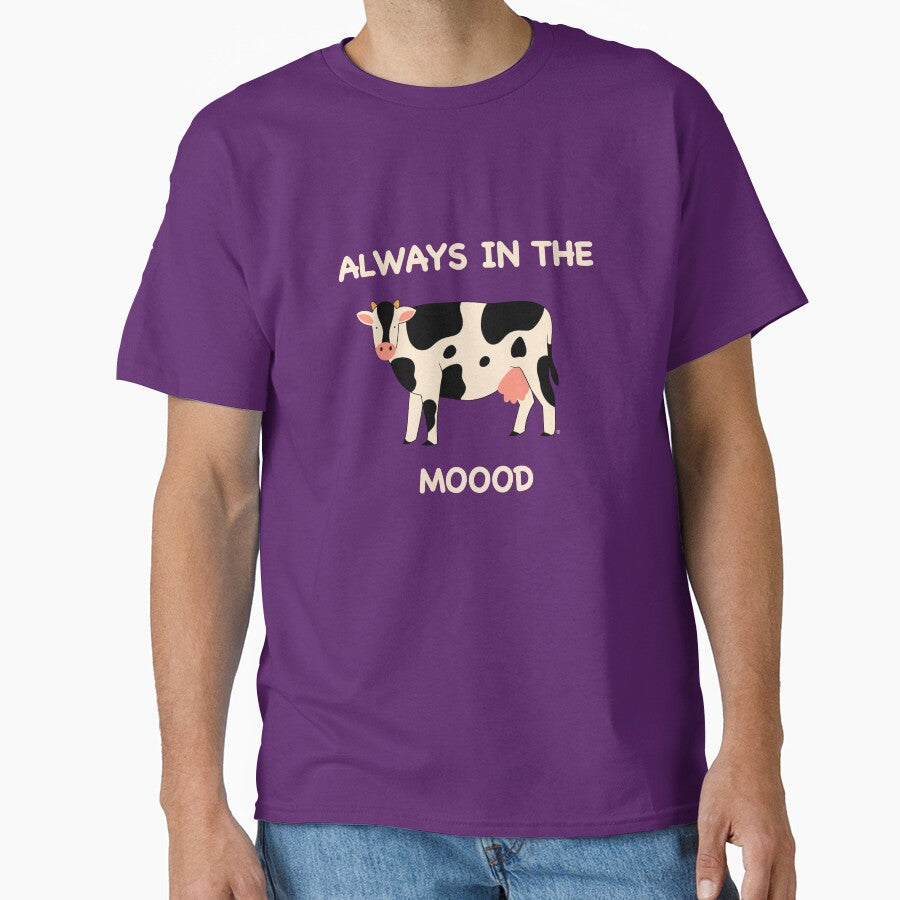 Always in the Moood - Sucker for love - Cute cow shirt by bibelot-