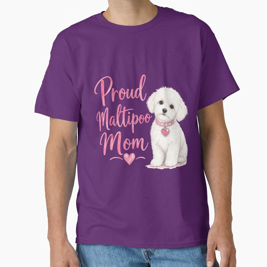 Proud Maltipoo Mom by Bara Lune Design