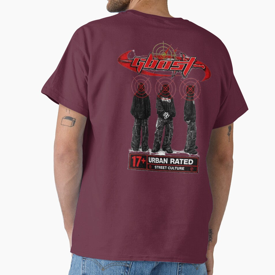 GØST Urban Rated 17+ Street Culture – Dark Underground Streetwear Graphic by KatieStores77