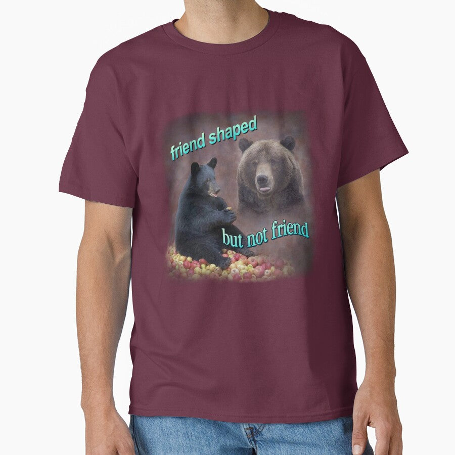 Bears friend shaped but not friend word art meme by snazzyseagull
