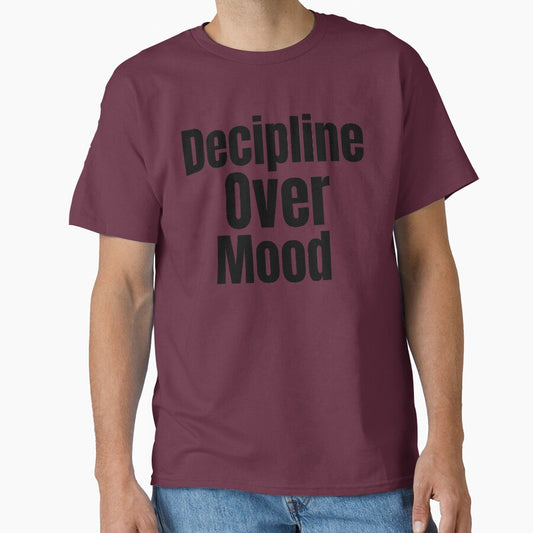Discipline Over Mood Motivational Aesthetic Quote Design by PrataeAesthetics