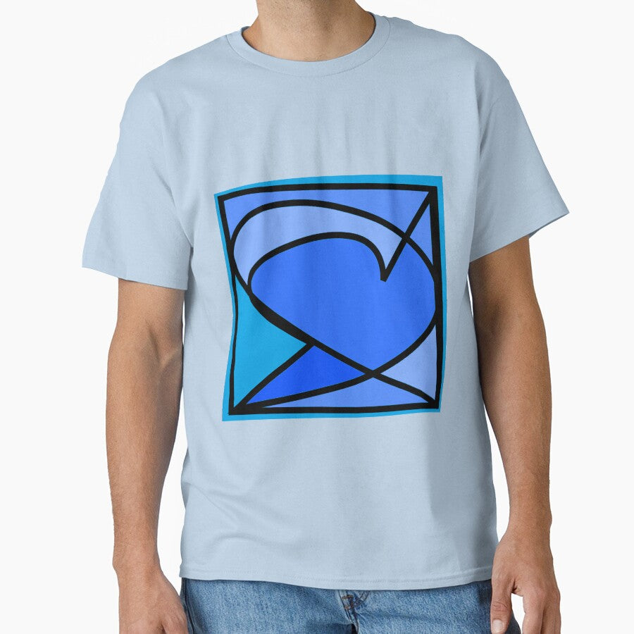 Blue modern art abstract arrow by AurelsPrints