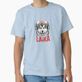 Laika Space Dog - CCCP Soviet Cosmonaut Astronaut Retro Space Design by ArcticFoxStudio