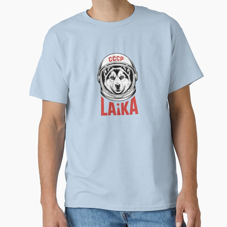 Laika Space Dog - CCCP Soviet Cosmonaut Astronaut Retro Space Design by ArcticFoxStudio