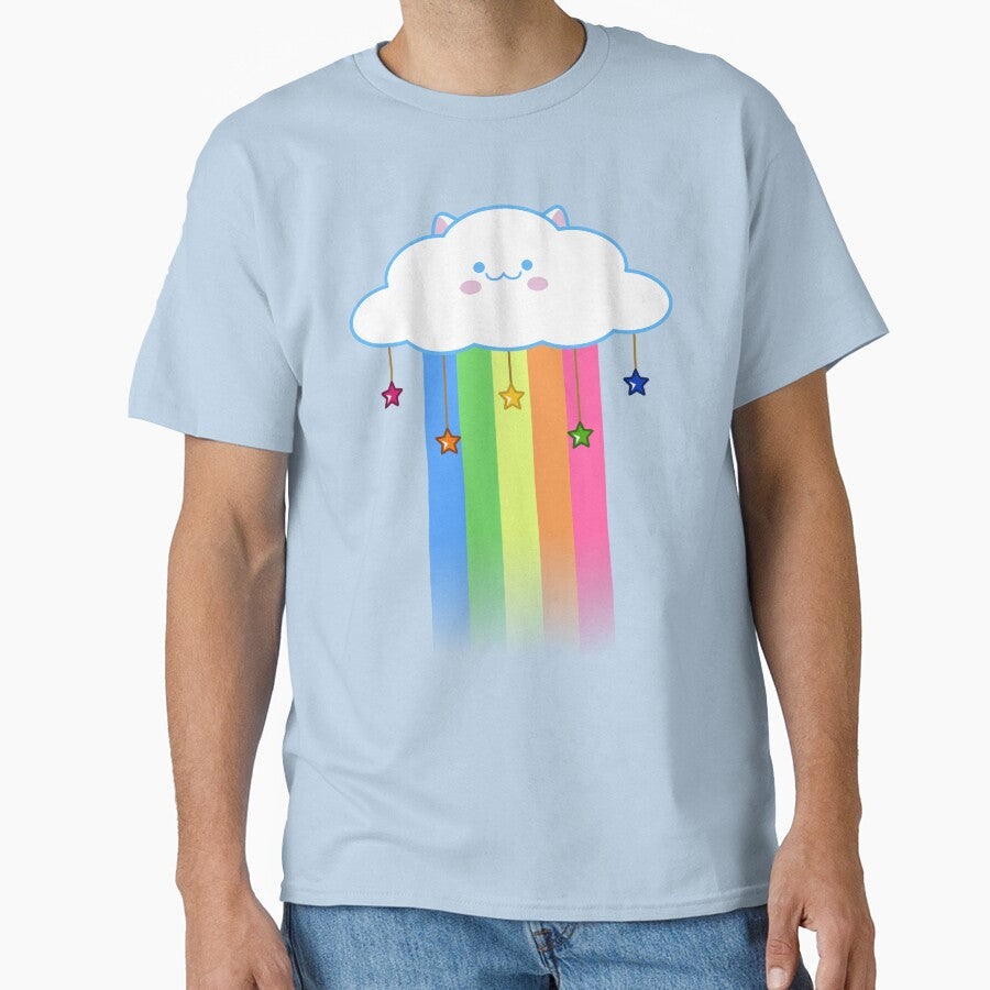 Kawaii Rainbow Cat Cloud by DesignsByHumbug