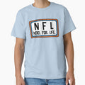Nerd For Life in orange and blue! Wear it proud lol! by Becca C. Smith
