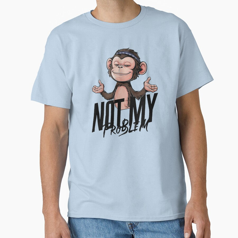 Cheeky Monkey Says 'Not My Problem by NiRia Spot