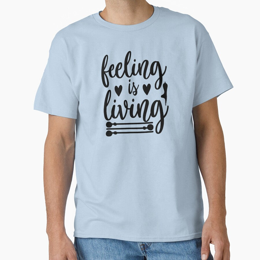 Yoga Quote Feeling Is Living Motivational Saying by SoccaTamam