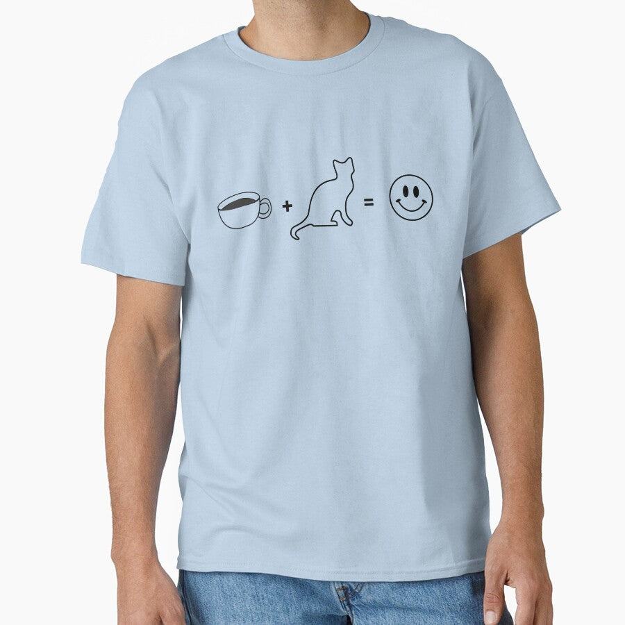 Coffee + Cat = Happiness Funny Cat by Sachie's Studio