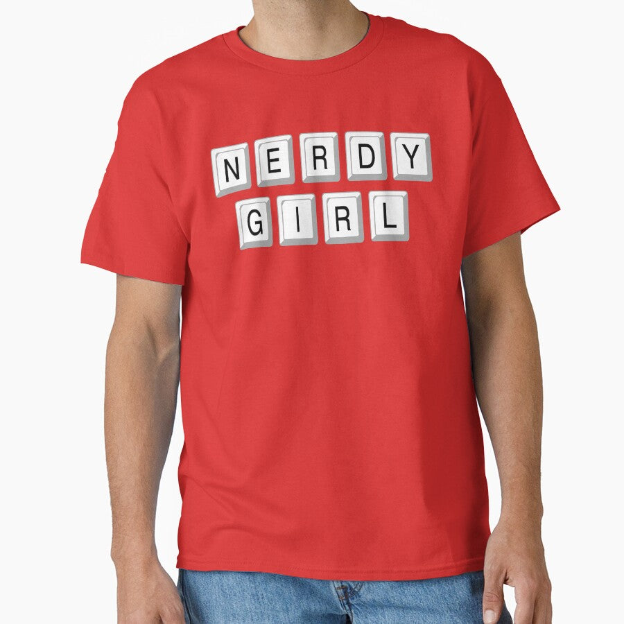 Nerdy Girl Computer and Social Media Art by Rightbrainwoman