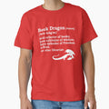 Book Dragon Definition in White by LibraryFriends