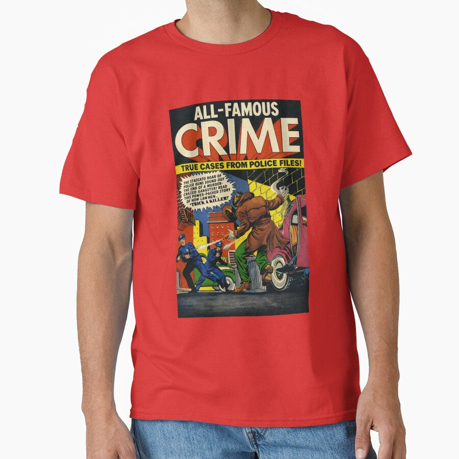 Vintage Crime Comic Cover Art by Analog Aura