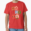 Ugly Holiday Sweater | Gingerbread Cookie - HO HO HO Christmas letter Cookies - Sticker by Nossikko