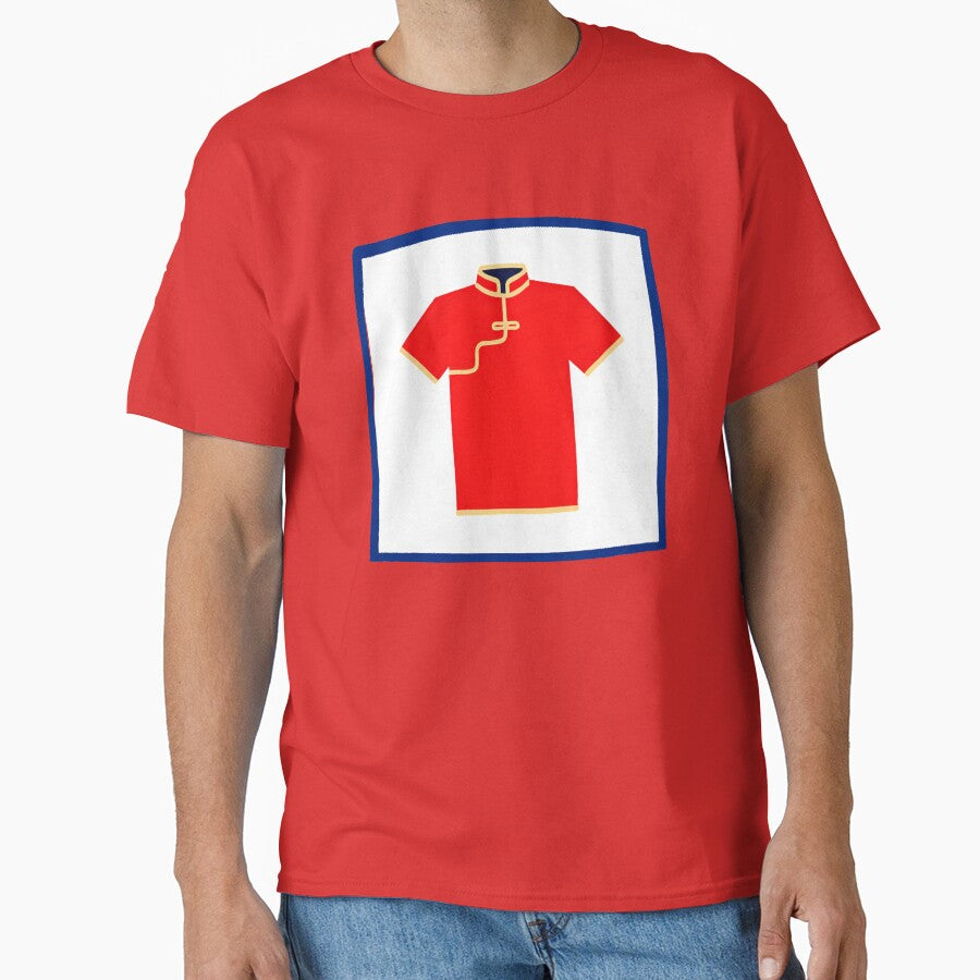 Chinese shirt minimalist graphic icon by ArtEllary