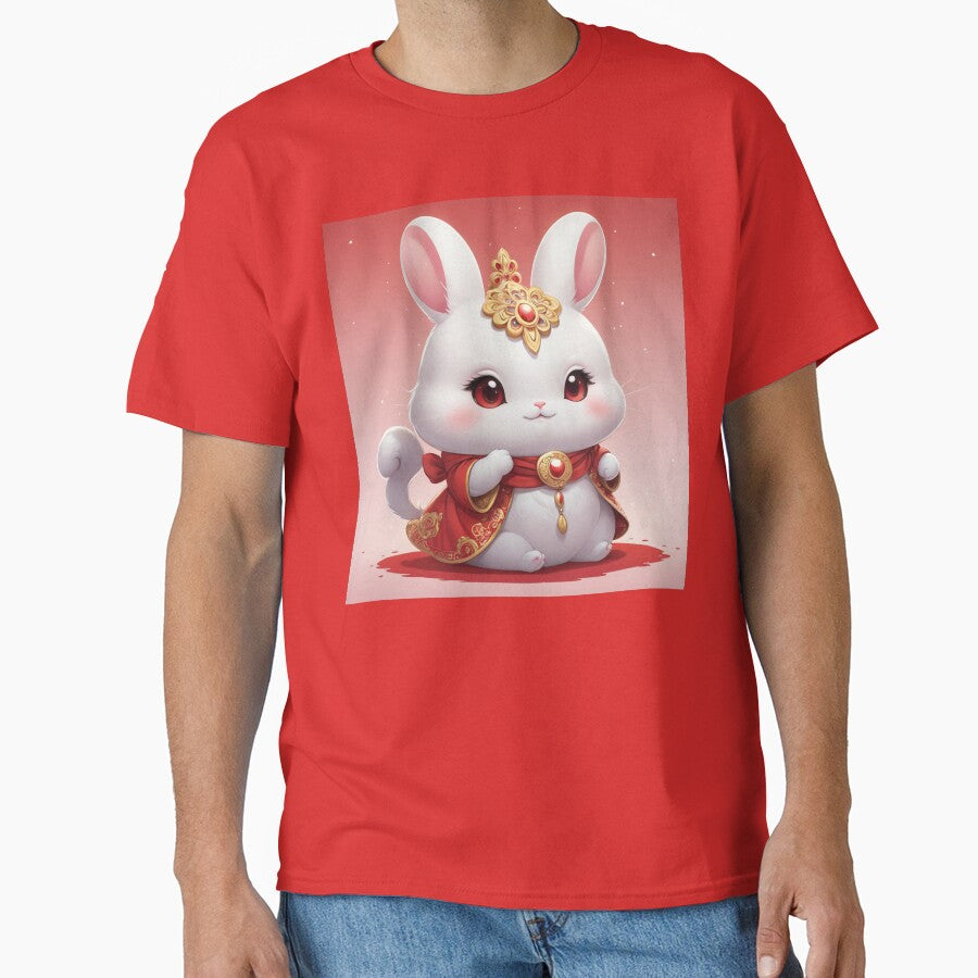 Kawaii white bunny by MerlinWear