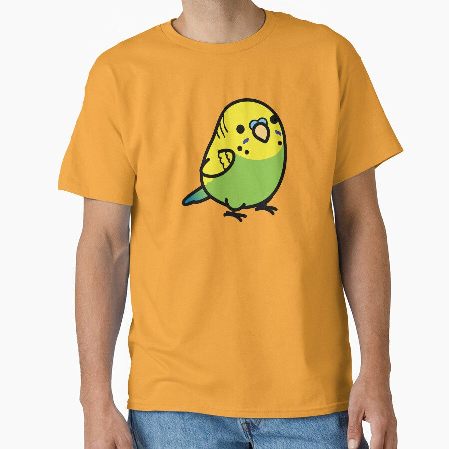 Chubby Green Budgie Male by birdhism