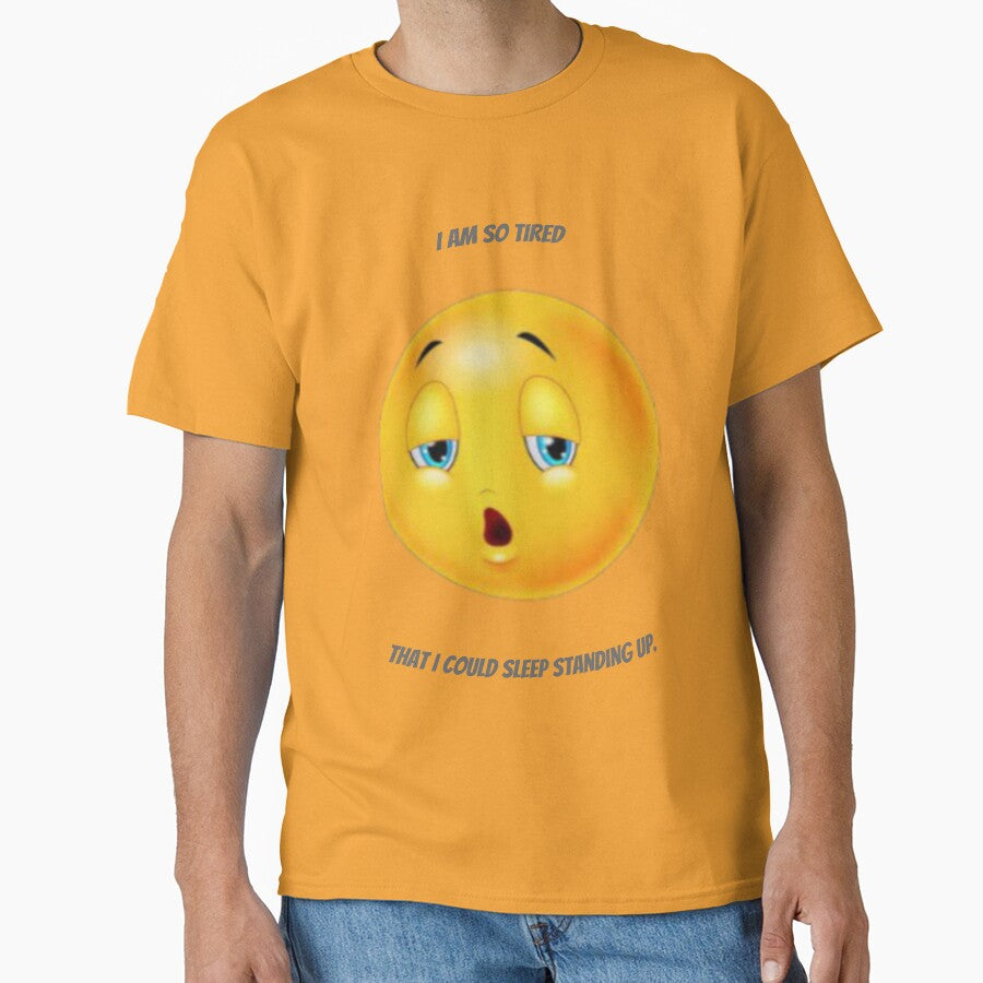 I'm so tired I could sleep standing up. by Collection de trésors