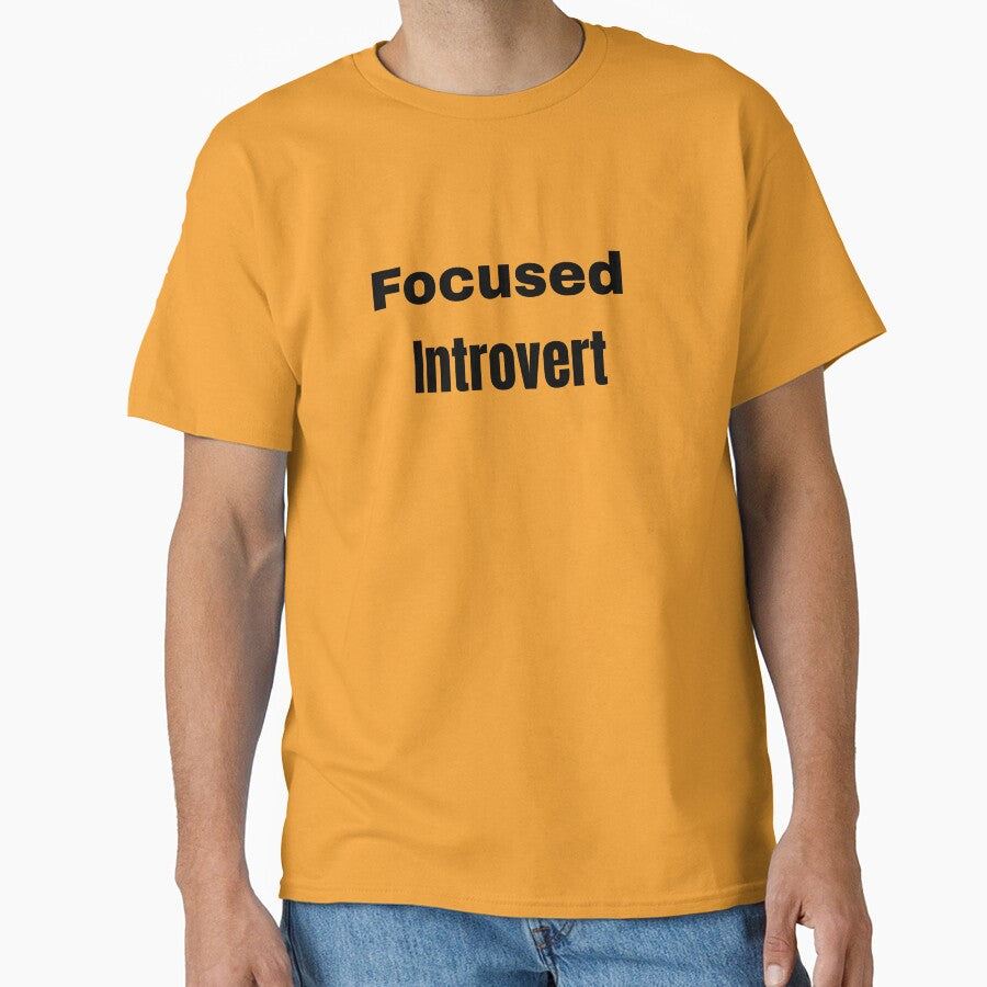 Focused Introvert – Quiet Mind Strong Focus Minimalist Design by RICHKIDSSTUDIO