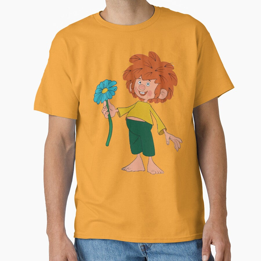 Pumuckl gives a beautiful blue flower by DieViolettHund