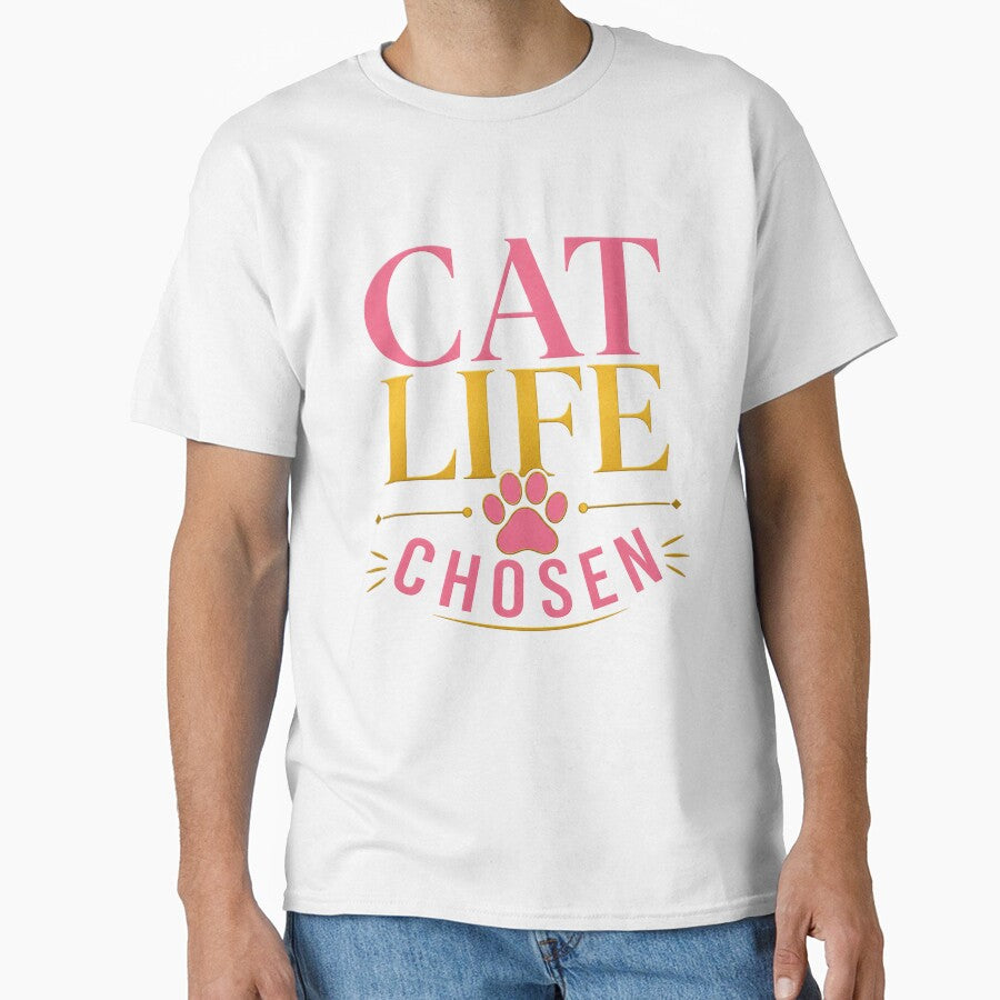 Cat Life Chosen Cute Cat Lover Shirt by DailyTrendFinds