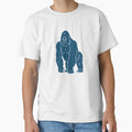 Bold Statement: Striking Indigo Gorilla - Bold Graphic by j-touch-bold