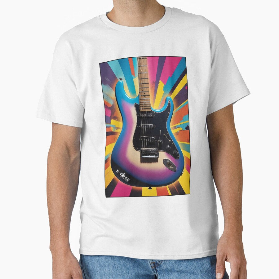 Andy Warhol Inspired Guitar Graffiti Street Artwork by Inished Productions