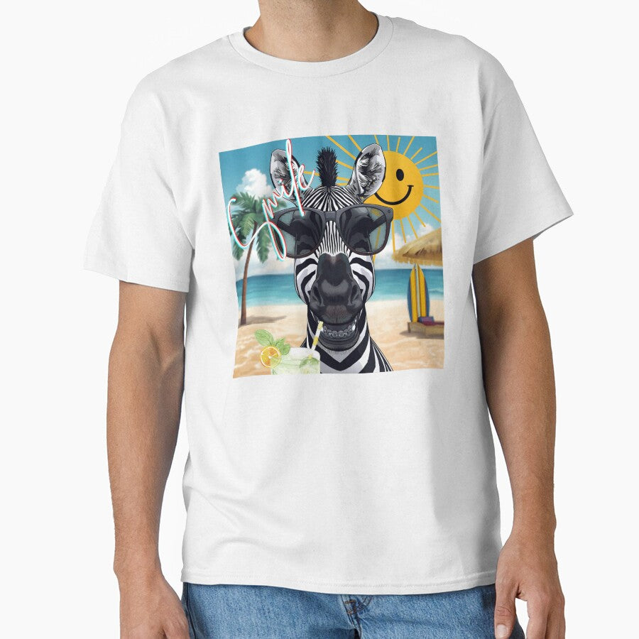 Smiling Zebra Beach Life by Strauss-Design