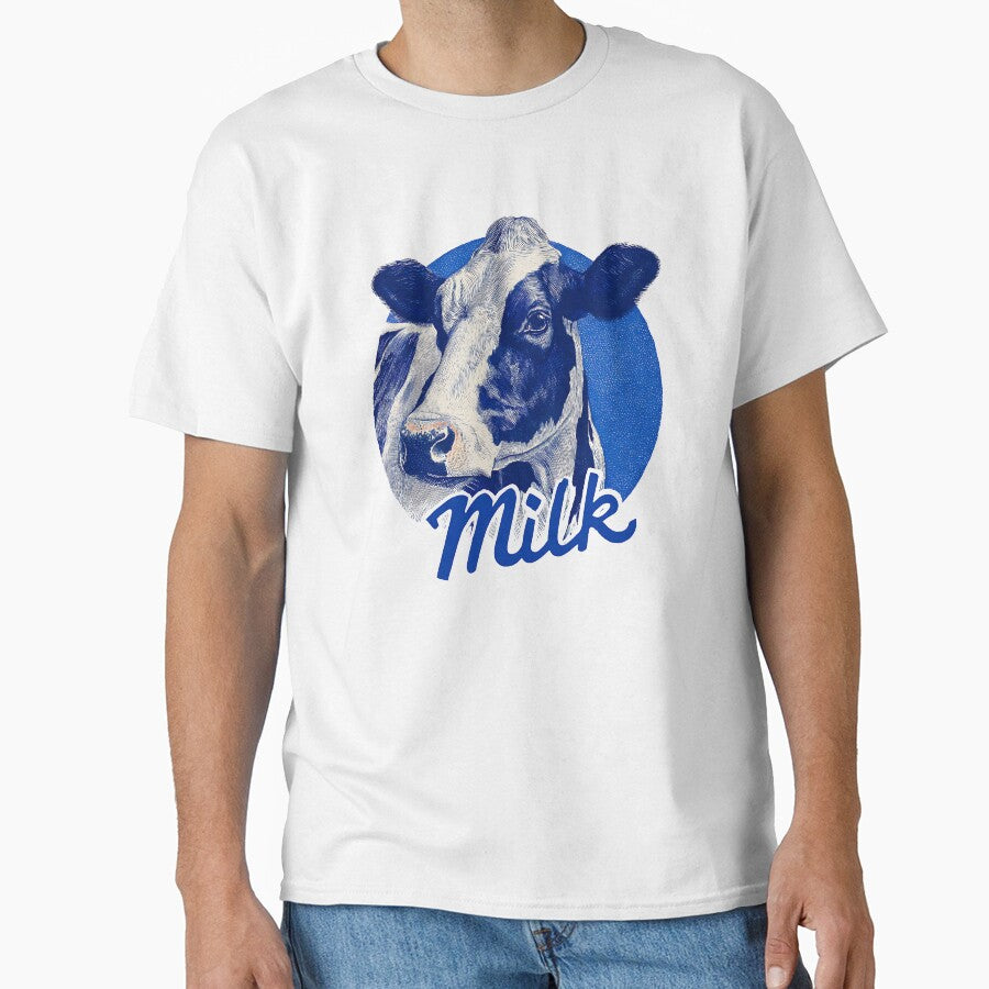 A BLUE DAIRY COW LOGO by infinitearte