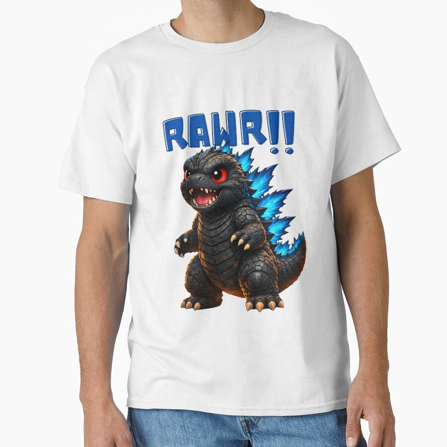 Fierce Chibi Godzilla by pongskiepongs