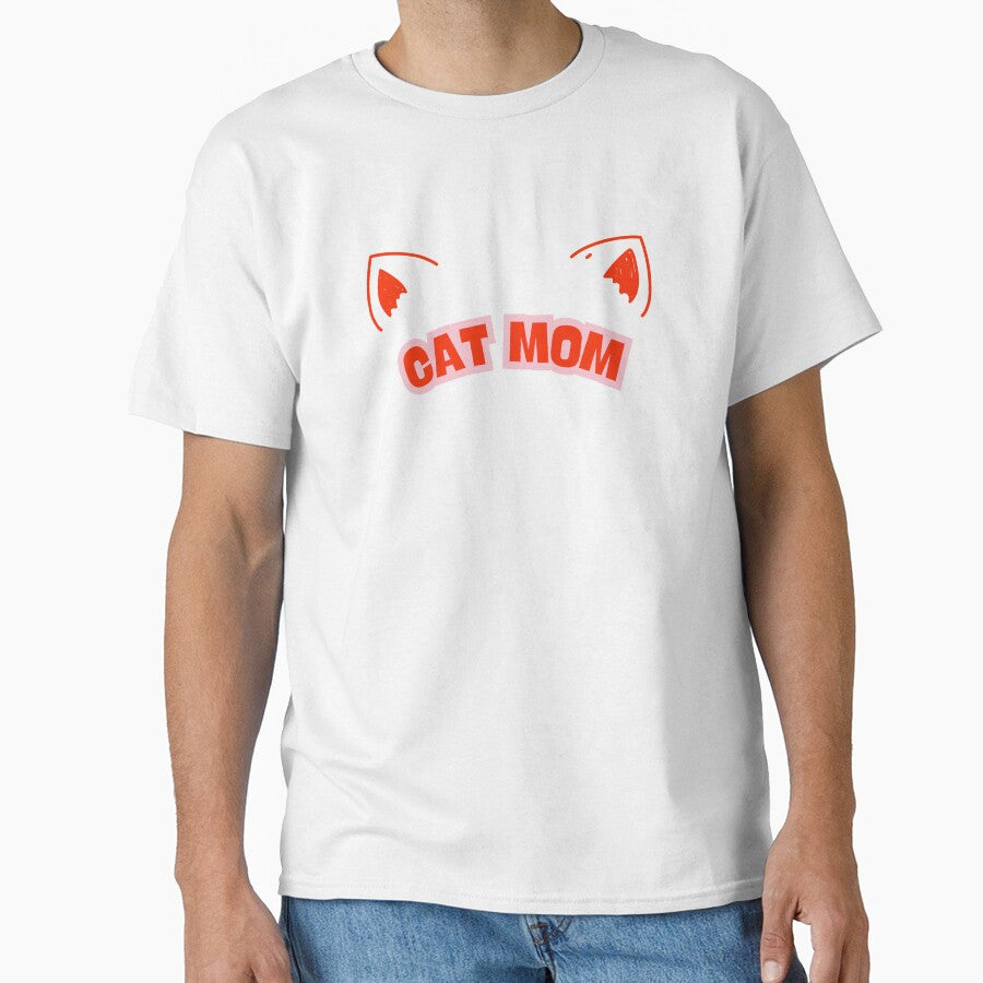 Cat Mom Cute Cat Ears Design – Funny Cat Lover Gift for Pet Moms by kpwi_maduwanthi