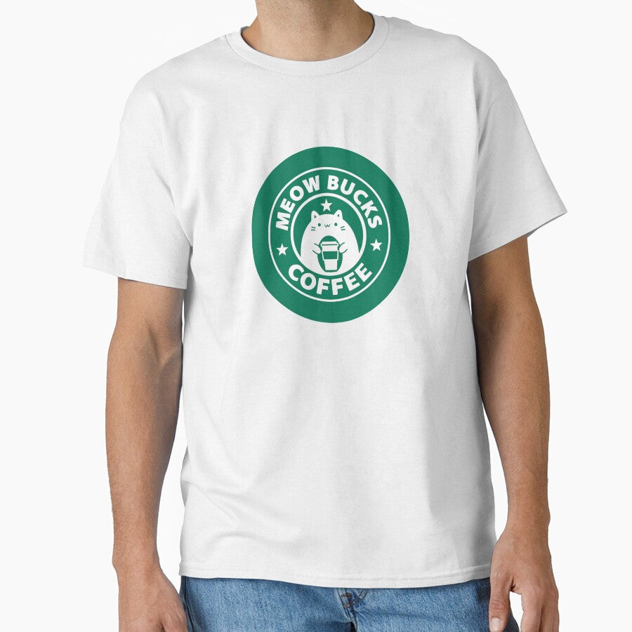 Meow Bucks Coffee Cat Design by ThePurrfectPaws